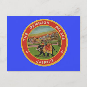 The Rambagh Palace Hotel - Jaipur India - Travel Postcard