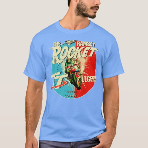 The Ramsey Rocket Motorcycle Legend T_Shirt