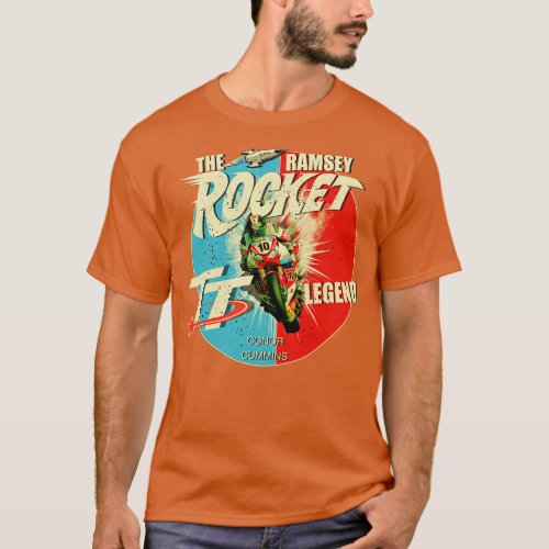 The Ramsey Rocket Motorcycle Legend T_Shirt