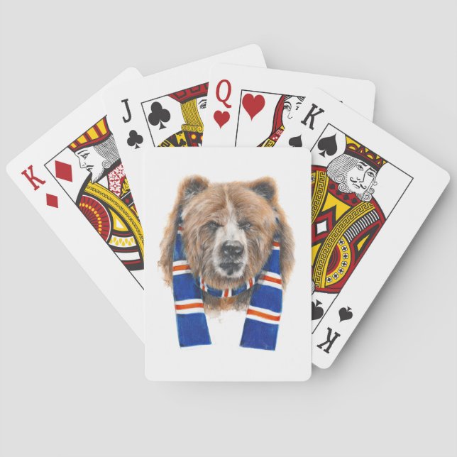 The Rangers Bear - Playing Cards (Back)
