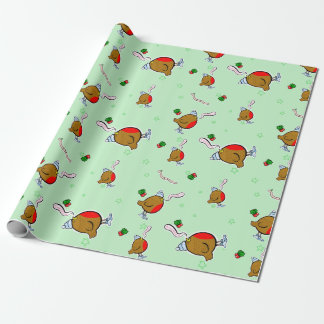 The rap rap robin comes wrap wrap wrapping... wrapping paper