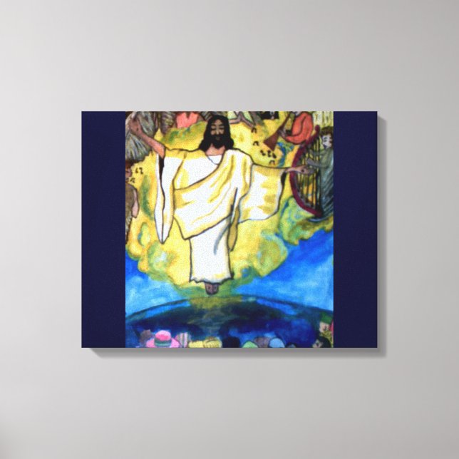 THE RAPTURE stretched canvas Print (Front)