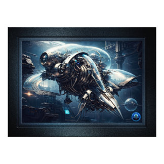 The Raspian Dynamorph Drone AI Art by Xzendor7 Photo Print