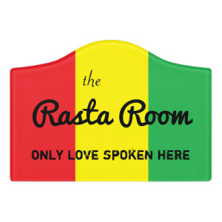The Rasta Room door sign