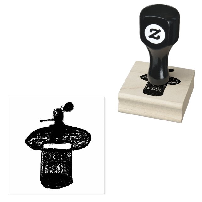 The Rat in the Hat Stamp (Stamped)