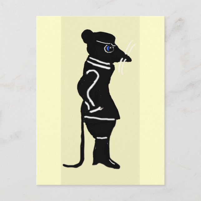 The Rat Meanders Postcard (Front)