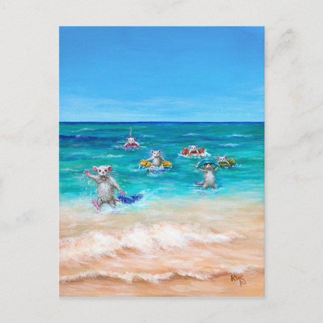 The Rat Race Beach Postcard (Front)