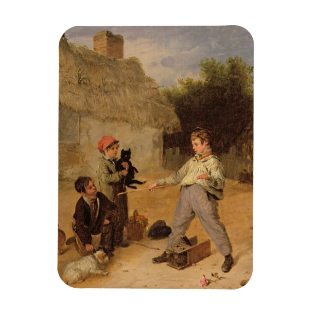 The Rat Trap (oil on panel) Magnet (Vertical)