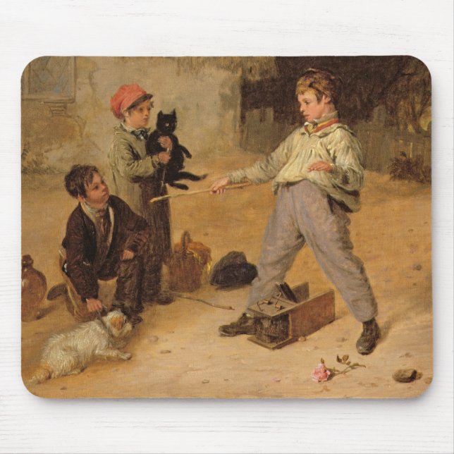 The Rat Trap (oil on panel) Mouse Pad (Front)