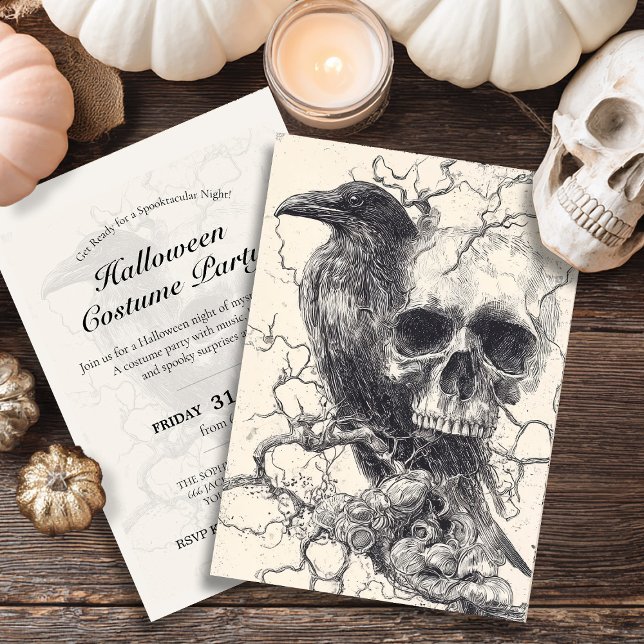 The Raven and Skull's Eve  Invitation (Creator Uploaded)