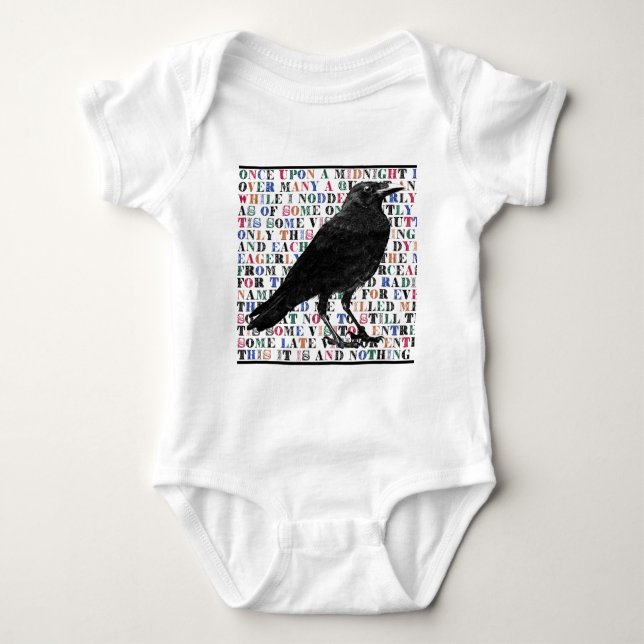 The Raven Baby Bodysuit (Front)