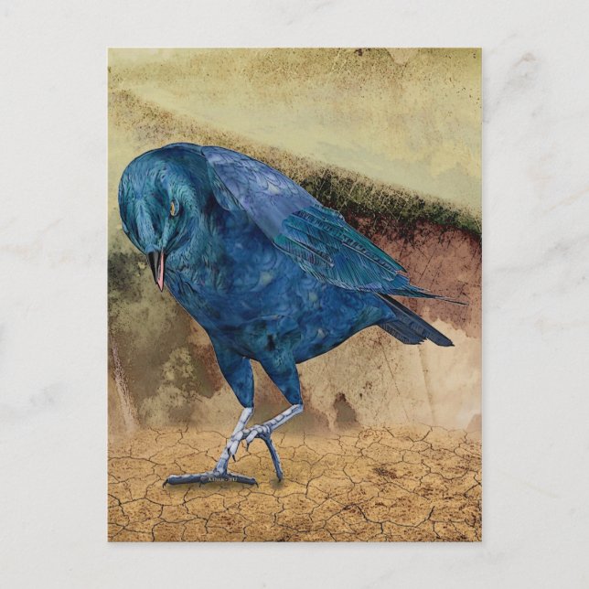 The Raven Calls Me! Postcard (Front)