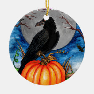 The Raven Ceramic Ornament