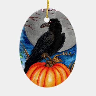 The Raven Ceramic Ornament