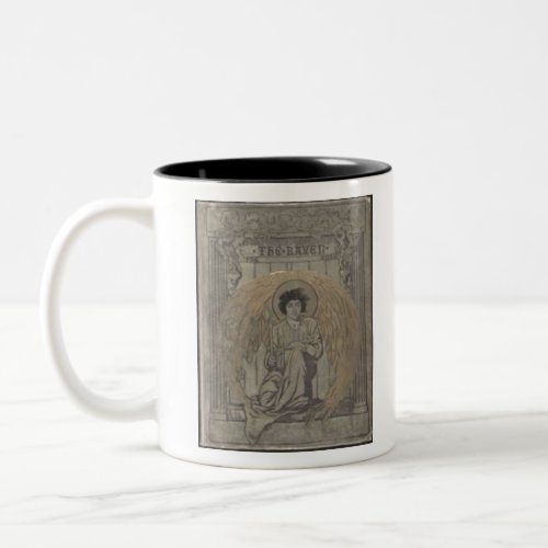 The Raven Edgar Allen Poe Two_Tone Coffee Mug