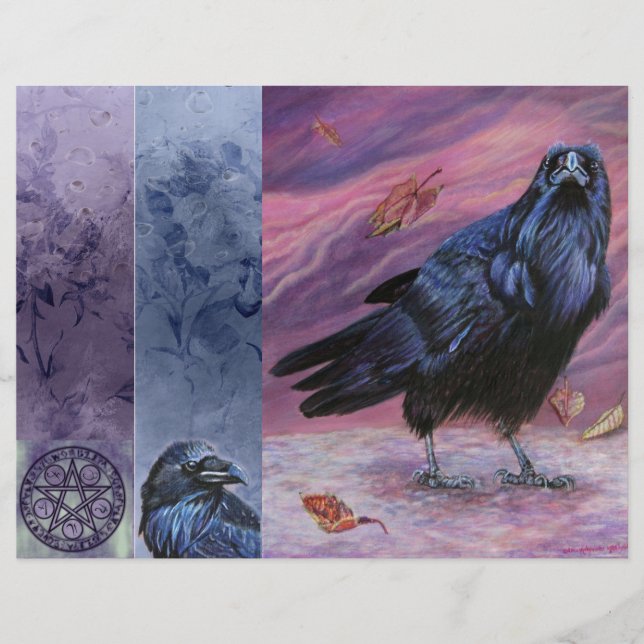 The Raven Junk Journal Page (Front)