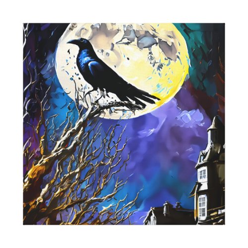 The Raven Nevermore Canvas Print