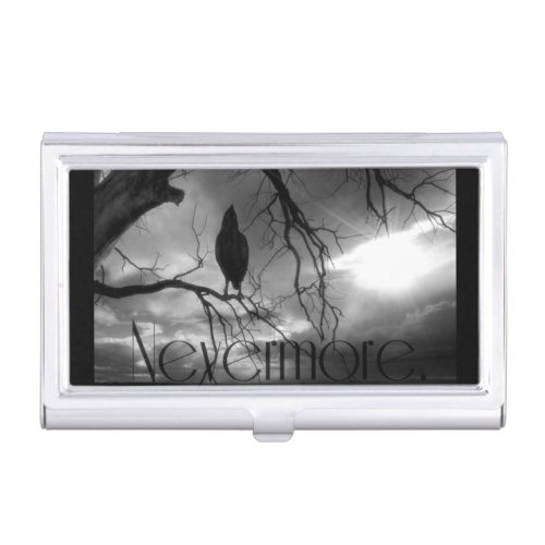 The Raven _ Nevermore Sunbeams Tree Business Card Case