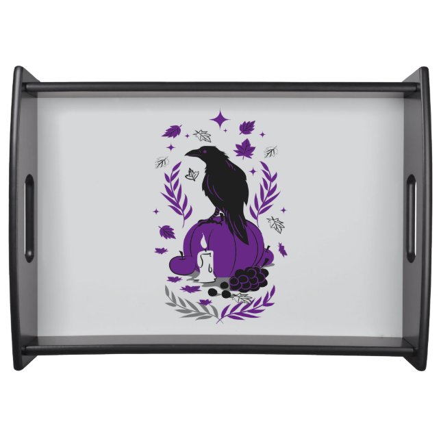 The Raven of Autumn – A Maryland Gothic Tribute  Serving Tray (Front)