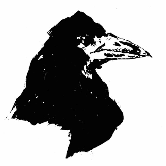 The Raven of Edgar Allan Poe Cutout (Front)