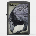 The Raven Personalize Name Zippo Lighter