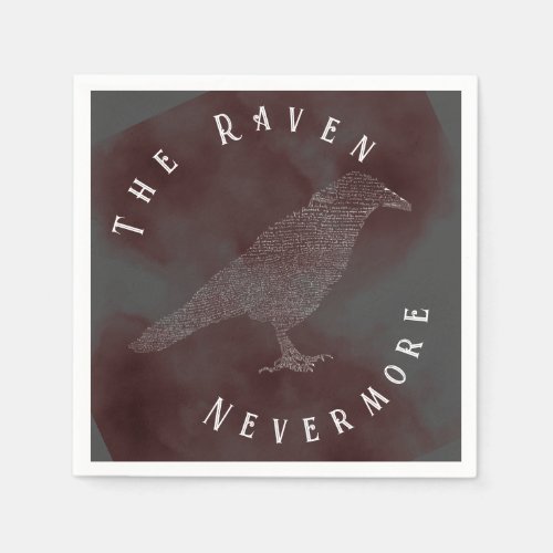 The Raven Poem Napkins