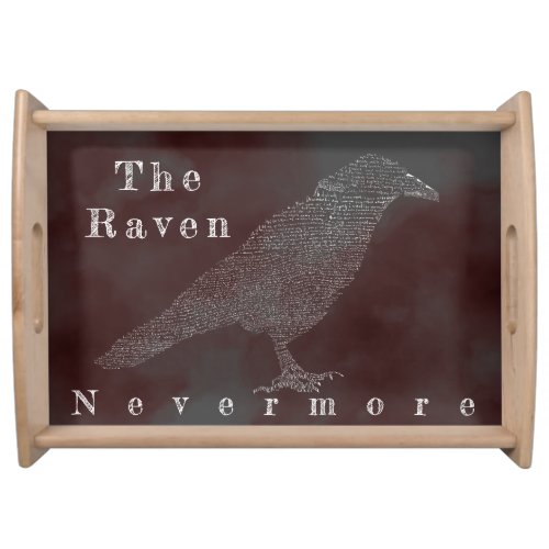 The Raven Poem Serving Tray
