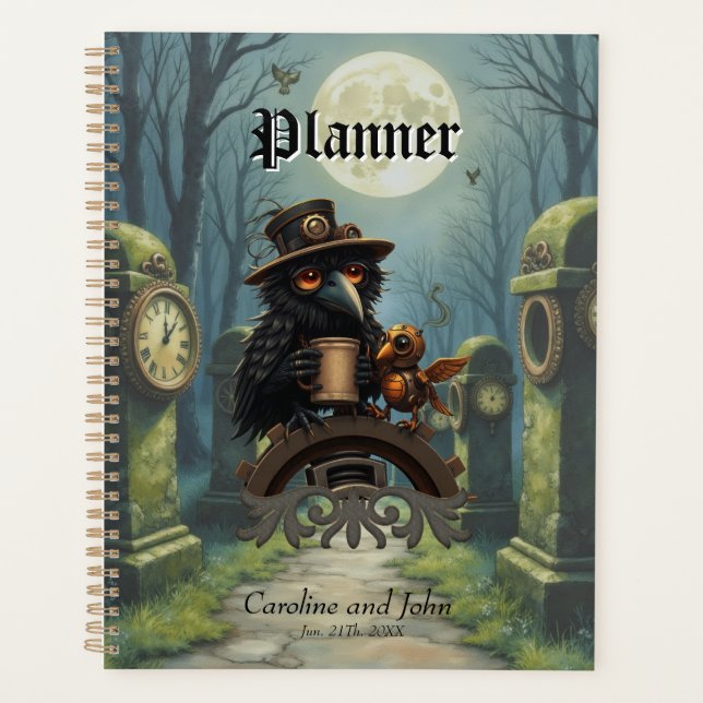 The raven, powered by Coffee Planner (Front)