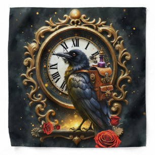The Raven’s Clockwork Delivery Bandana