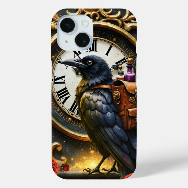 The Raven’s Clockwork Delivery  Case-Mate iPhone Case (Back)