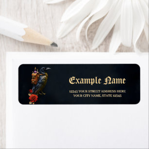 The Raven’s Clockwork Delivery Label