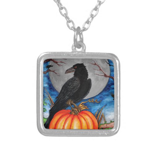 The Raven Silver Plated Necklace