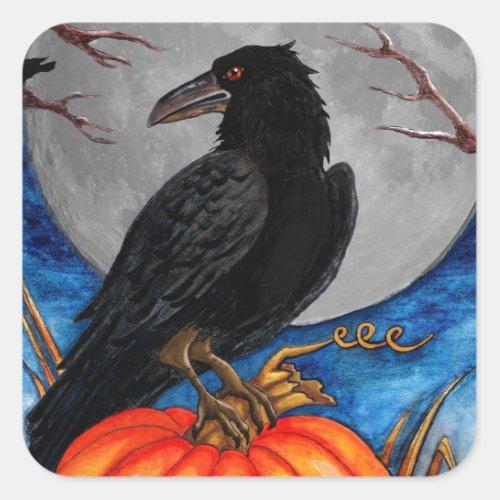 The Raven Square Sticker