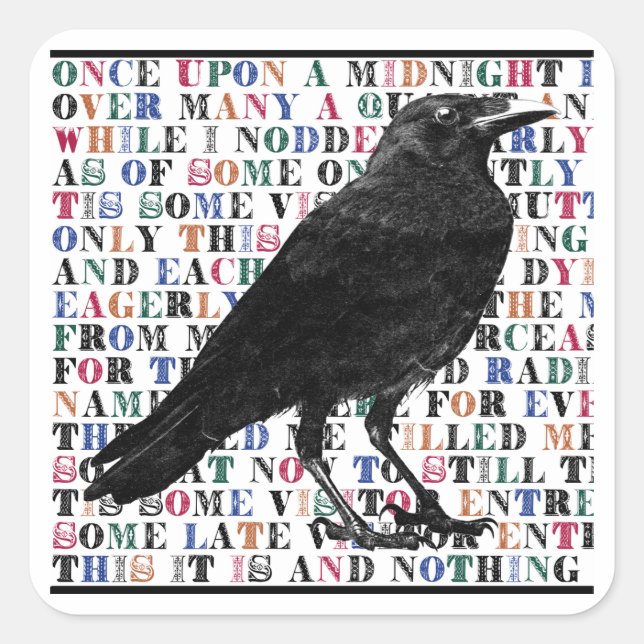 The Raven Stickers (Front)