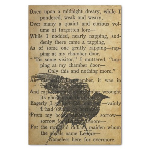 The Raven Tissue Paper