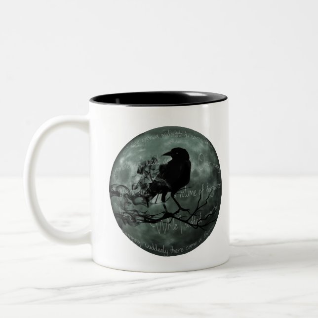 The Raven Two-Tone Coffee Mug (Left)