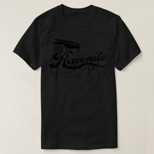 The Ravenite Social Club Gotti Mob Mafia NYC T-Shirt (Design Front)
