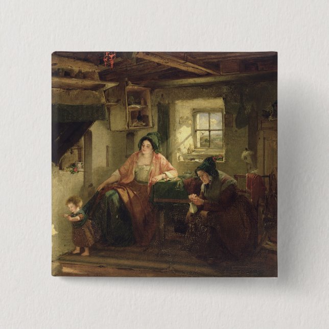 The Ray of Sunlight, 1857 Button (Front)