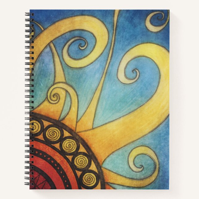 The Reach of Light, by Nayad Monroe Notebook (Front)