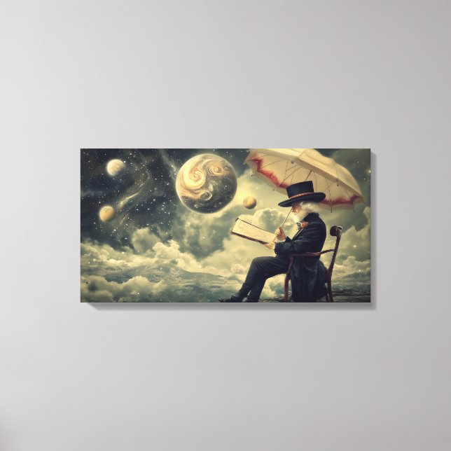 The reader  canvas print (Front)