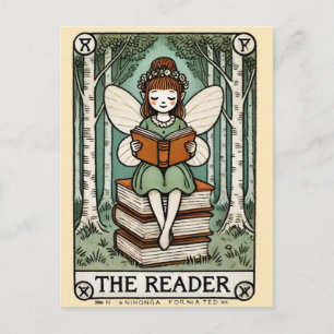 The Reader Fairy Tarot Card