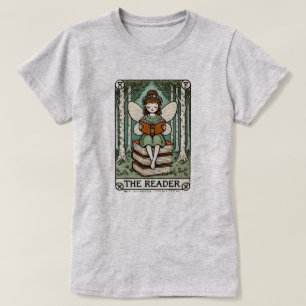 The Reader Fairy Tarot Card T-Shirt
