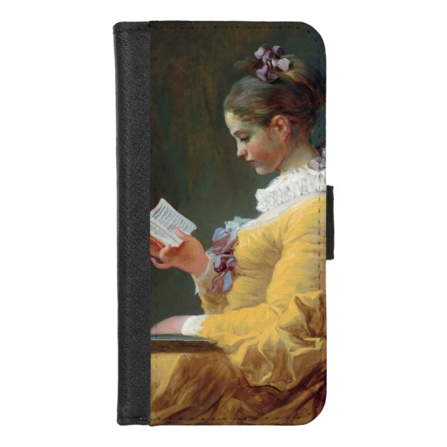 The Reader, Fragonard iPhone Wallet Case (Front)