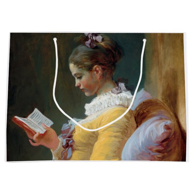 The Reader, Fragonard Large Gift Bag (Front)