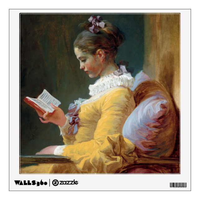 The Reader, Fragonard Wall Decal (Front)
