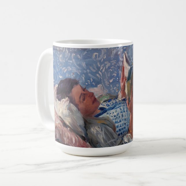 The Reader | Lovis Corinth Coffee Mug (Front Left)