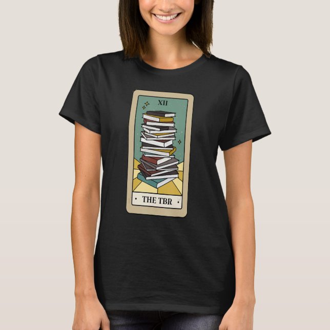 The Reader Tarot Card Bookish Apparel Book T-Shirt (Front)