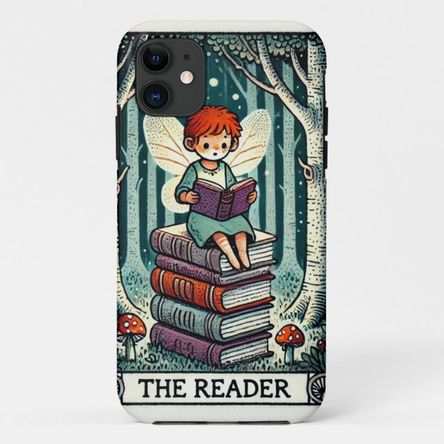 The Reader Tarot Card Fairy                        Case-Mate iPhone Case (Back)