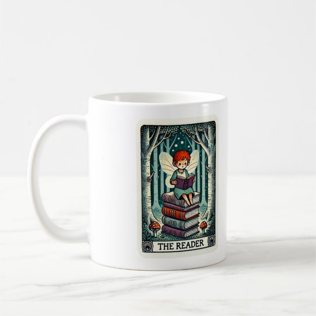 The Reader Tarot Card Fairy                        Coffee Mug (Left)