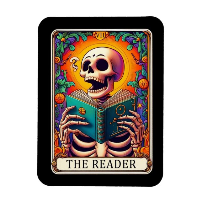 The Reader Tarot Card Magnet (Vertical)
